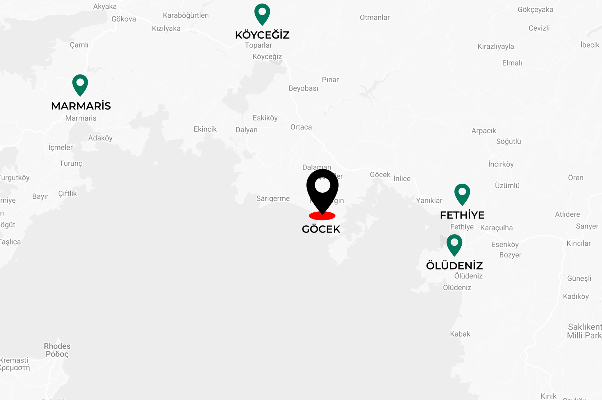 Göcek Harita